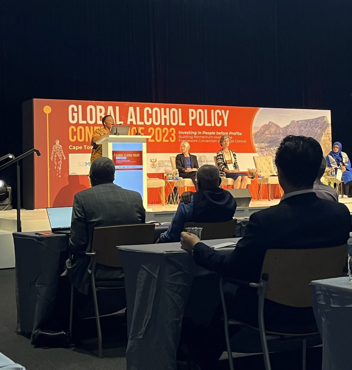 ❤️‍🔥 Ndondo brining attention to #BigAlcohol aggressive expansion in low income countries & the normalization of industry interference in public health-the reality is that the industry details safeguarding of public health, causes huge social harm & exploitation of women #GAPC2023