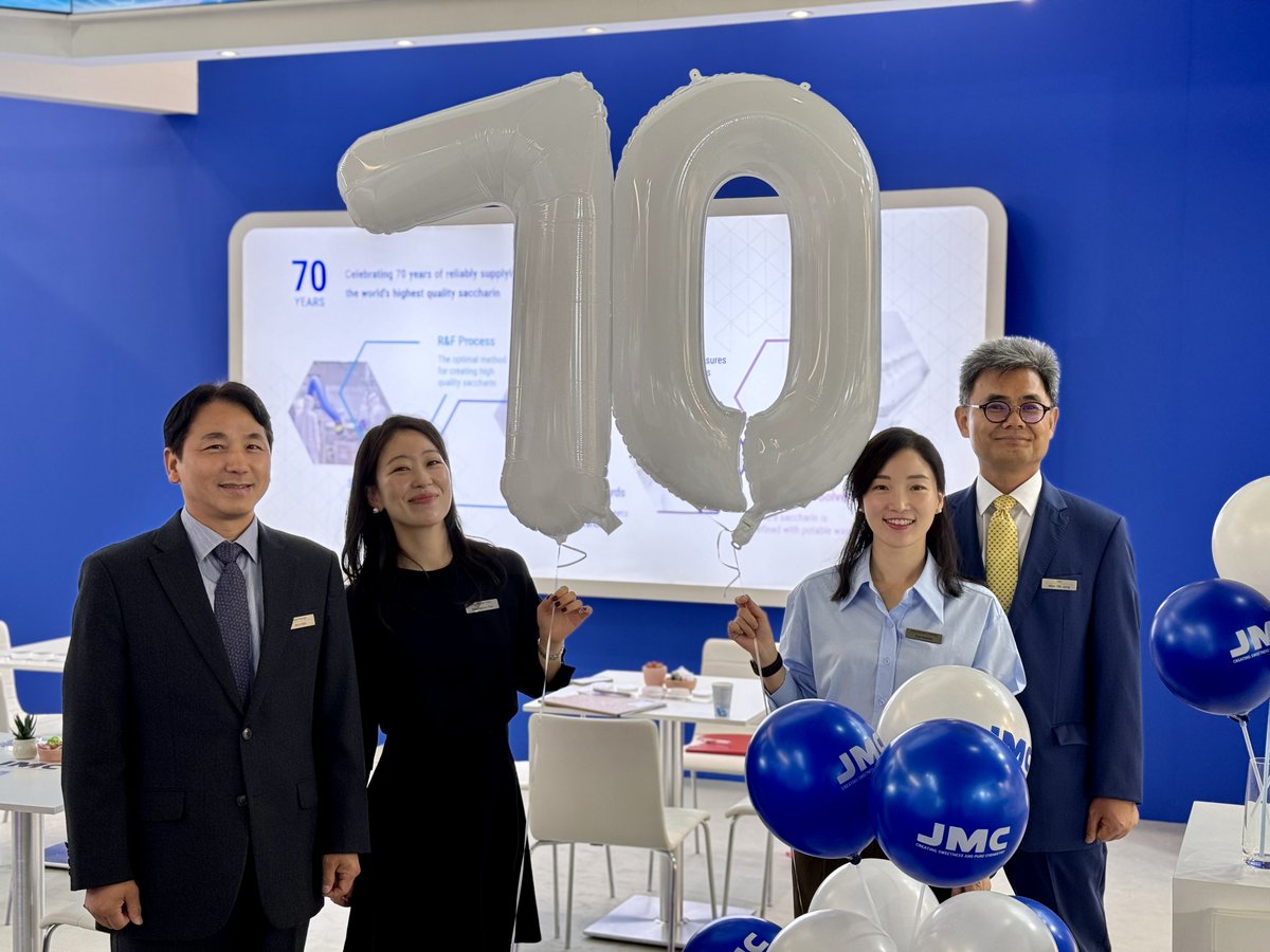 JMCfinechem's tweet image. It’s Day 1 of #CPHI! 🌐 Join us for a chat about the world&apos;s finest saccharin. 🍬 Let&apos;s sweeten the conversation! #CPHI2023

📍Hall 4, G21 to learn more about the use of this zero calorie #sweetener in #pharmaceuticals, #toothpaste, #Personalcare, #food and #beverages.