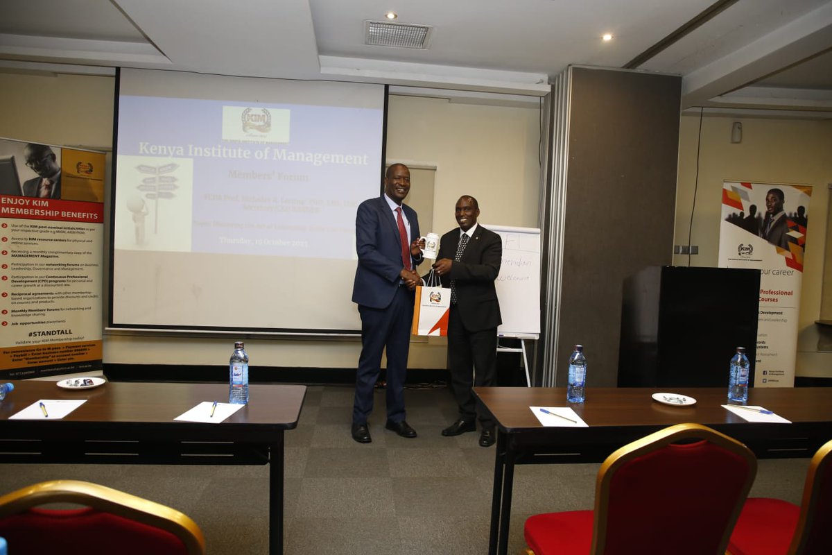 Last week's Webinar: A Glimpse into Excellence! CEO Dr. Muriithi Ndegwa Honoring Prof. Nicholas Letting, our Distinguished Guest Speaker. Join KIM Membership for Exclusive Access to Their Wisdom and More. #kimwebinars