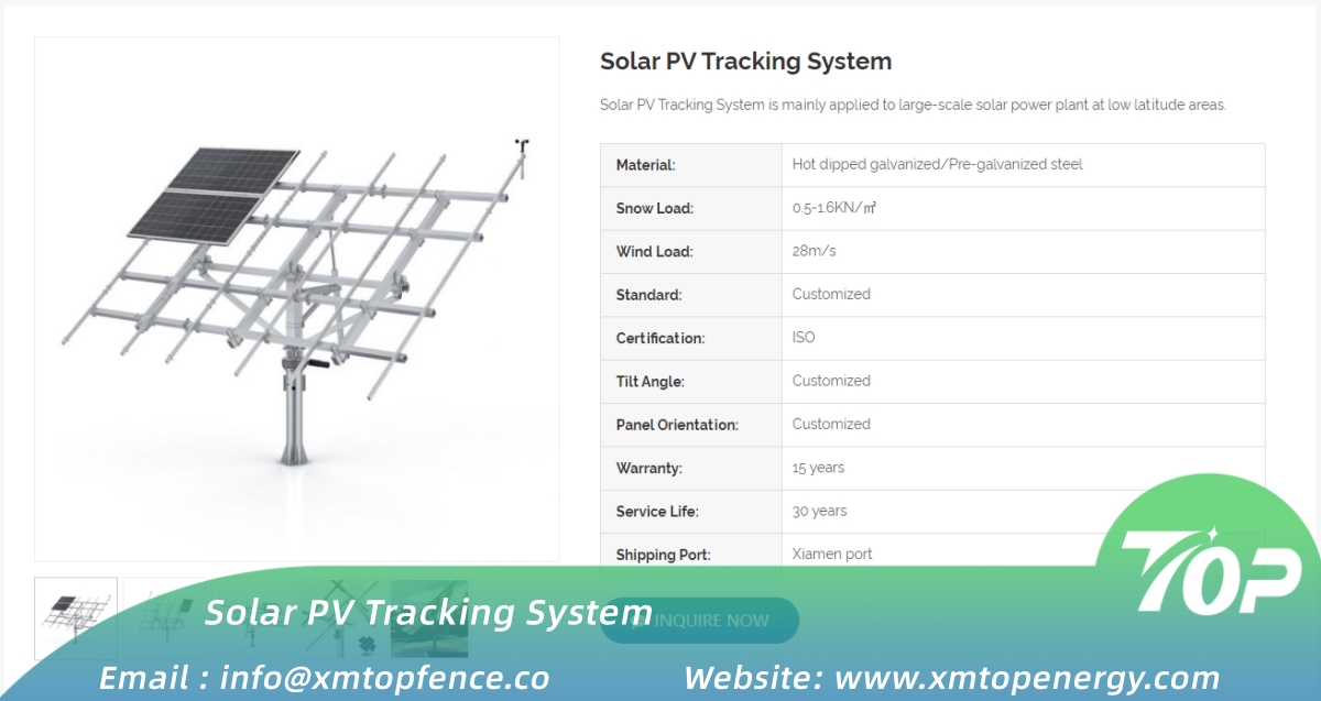 LIJUANYU4's tweet image. 📣New Product: Solar PV Tracking System🔊

🍃 It is a good choice for large-scale solar power plant with roughly 20% power generation, comparing to fixed system.  🛰

#solartrackingsystem #solarpvtracksystem #groundtrackingsystem #pvtrackingsystem