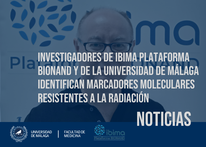 MedicinaUMA's tweet photo. Investigadores de @_ibima  y de la @infouma identifican marcadores moleculares resistentes a la radiación.

El estudio, llevado a cabo mediante simulación computacional, ha sido realizado por el grupo ‘Radiobiología’ del Instituto y ha contado con la colaboración de la @UMU https://t.co/Tpeet1ai6R