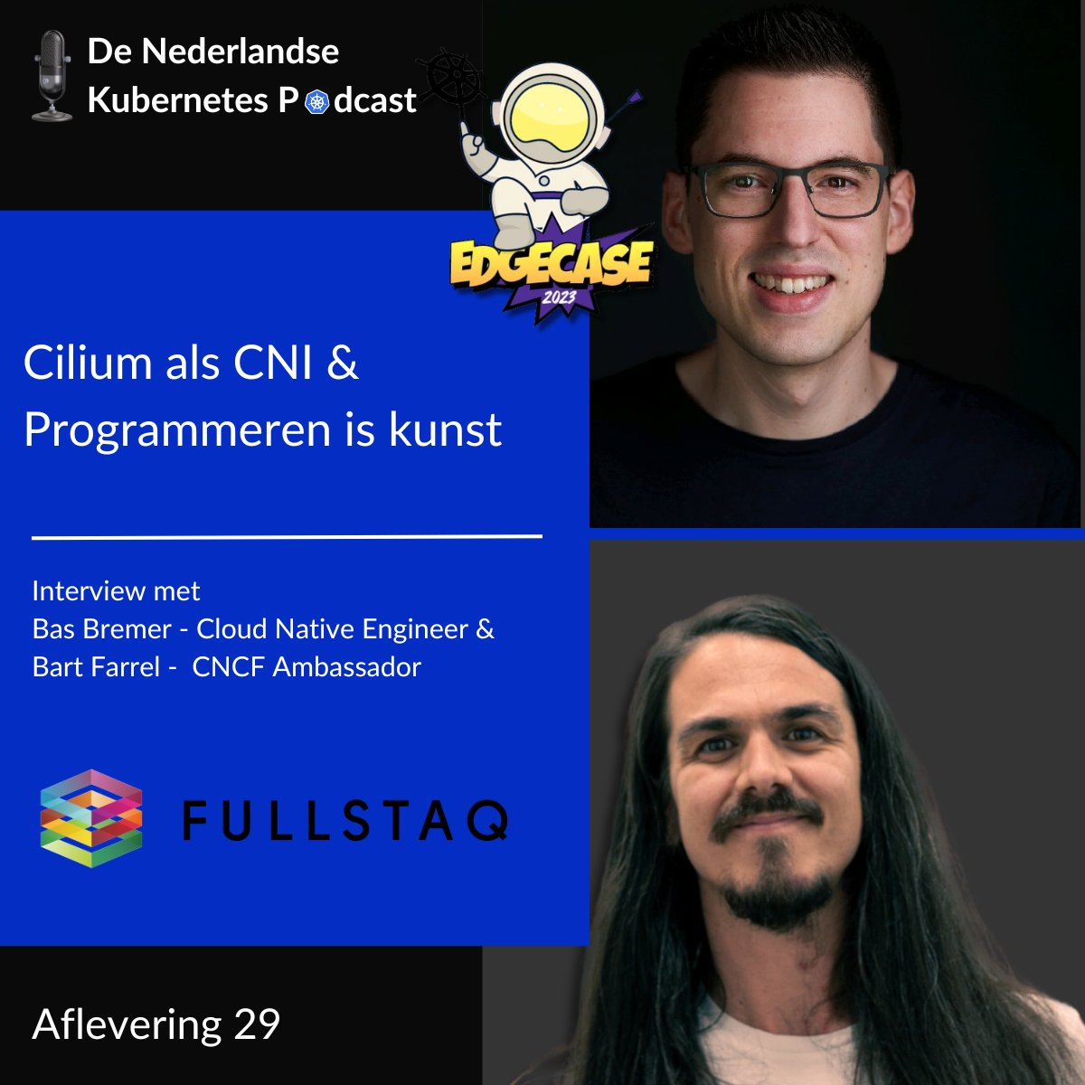 🎙Aflevering, nummer 29 is live! 
We hebben het genoegen om Bas Bremer te verwelkomen. We verkennen <a href="/ciliumproject/">Cilium</a> als Container Network Interface.
In het 2e deel schakelen we over naar Bart Farrell, een gepassioneerde Content Creator en #CNCF-ambassadeur.
k8spodcast.nl/afleveringen/a…