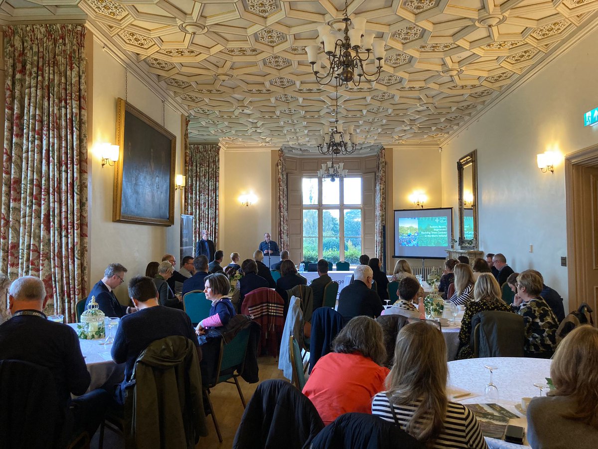 Our Rethinking High Streets event in Northern Ireland has begun! Hosted in this gorgeous venue with inspirational speakers, it is set to be a thought-provoking day. It is not too late to get tickets for the next event in Reading in this series. eventbrite.com/e/662485210097…