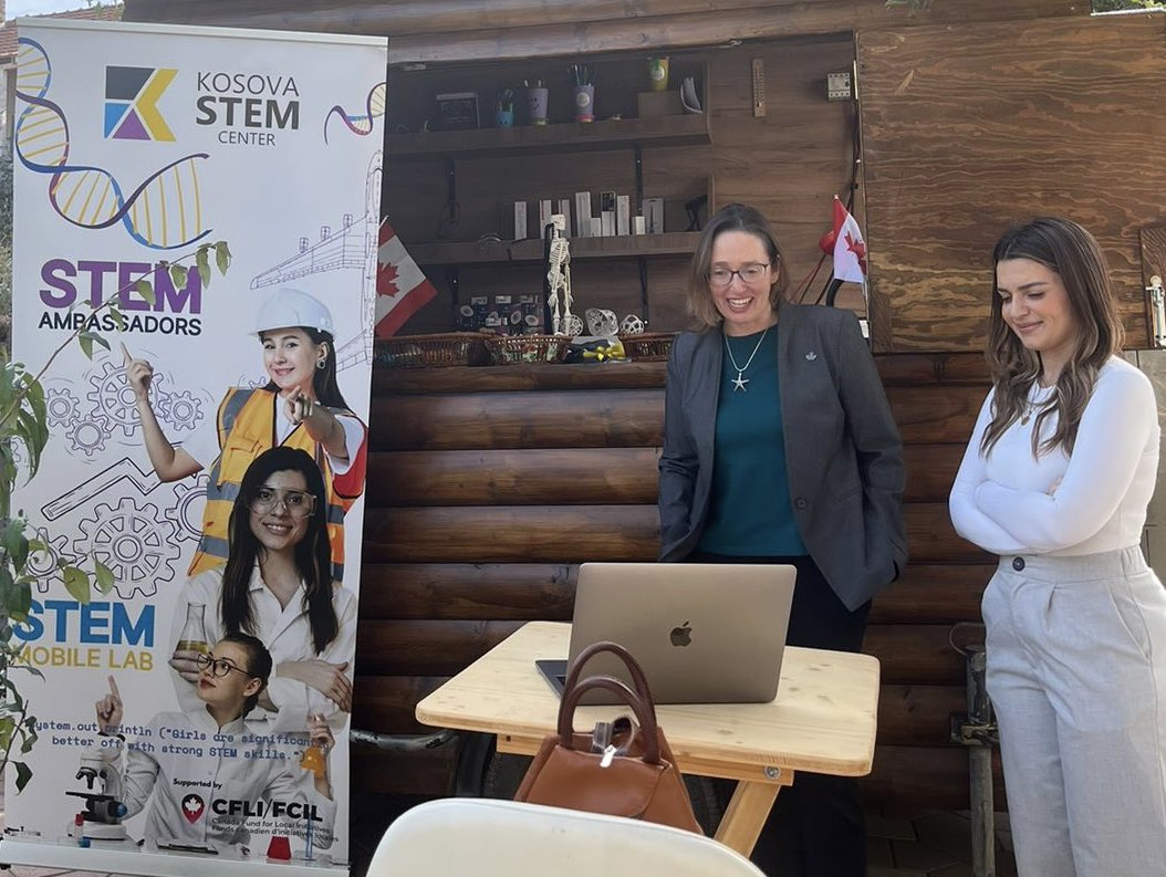Delighted to host H.E. Jessica Blitt, Ambassador of Canada at our offices.
Thank you for championing the cause of women in STEM and lighting the way for future leaders!
🇨🇦🇽🇰🌞
@j_blitt 
@CanadaCroatia 
#STEMAmbassadors #CanadaInKosovo
#STEMMobileLab