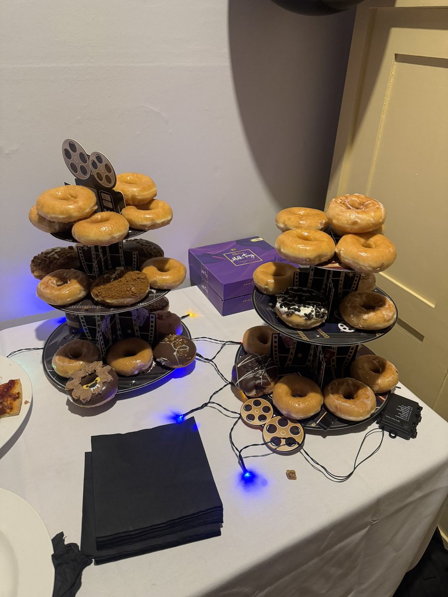 jasonimpey's tweet photo. Thank you everyone for all your warm wishes. Had a great day celebrating a film themed wedding, plenty of @krispykremeUK donuts to keep us going! #happymarriage https://t.co/80vLc3P7bm