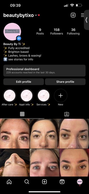 Good morning 🥰 pls follow my beauty business page on insta! I&rsquo;m looking for Brighton based ladies for