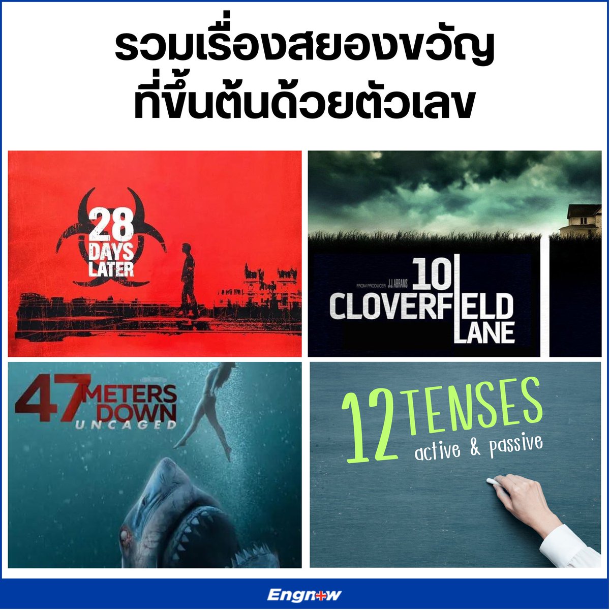 Halloween is coming. 💀 💀 💀

ดาวน์โหลด E-Book อัพเดทใหม่ล่าสุดทั้ง 4 แบบกันได้ฟรีๆ ไม่ต้องทักแชท
- รวมคำศัพท์เตรียมสอบ TOEIC
- รวมคำศัพท์เตรียมสอบ IELTS
- รวมคำศัพท์เตรียมสอบ GAT ENG
- รวมคำศัพท์เตรียมสอบ กพ
- ชีทสรุป 12 Tenses
ดาวน์โหลดทั้งหมดได้ที่: bit.ly/3M6c5zx