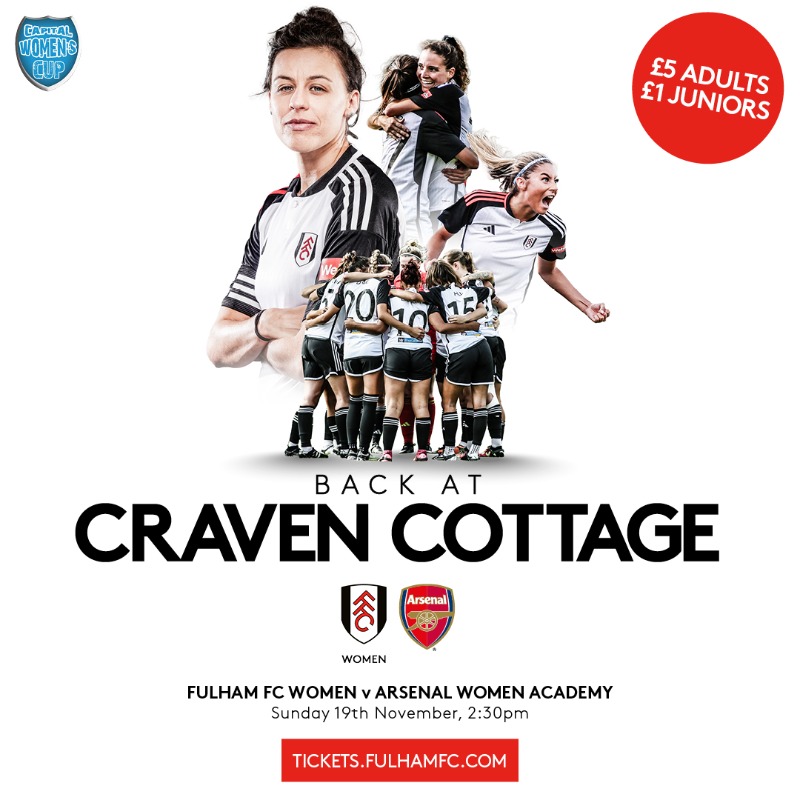 FulhamFC's tweet photo. A Cottage return for @FulhamFCWomen! 🤍

Read more: ⤵️