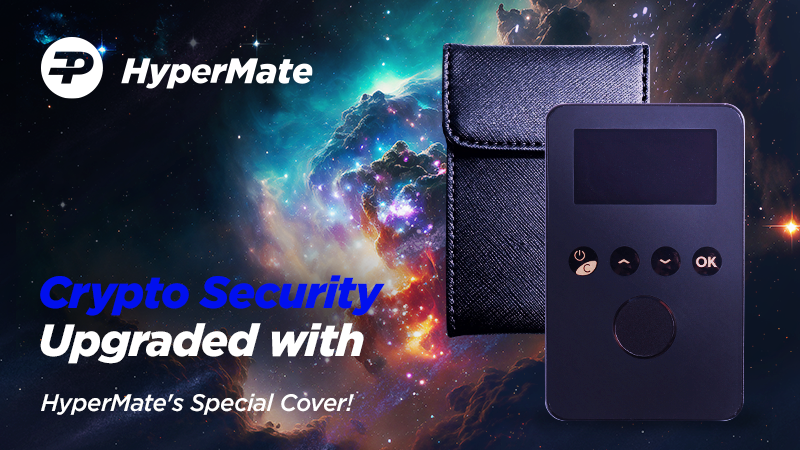 HyperMate's unique cover is here to upgrade your #crypto security 🔐

Crafted from a unique blend of metal fibre materials, it acts as a shield against cyberattacks. It effectively blocks Bluetooth signals, ensuring your crypto remains safe! Trust in the security of #HyperMate 🛡️
