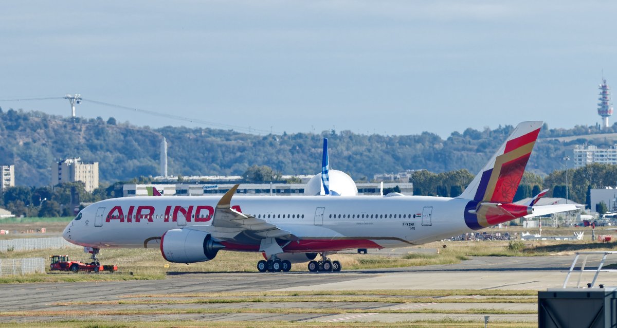 ArenaJet's tweet photo. Air India first Airbus A350-900 to be registered as VT-JRH spotted at Toulouse.

Credits : A380_TLS_A350 (https://t.co/jc1lCfz8FB)

Flickr Profile : https://t.co/R8cIaMeE4A https://t.co/nWStdSDG1U