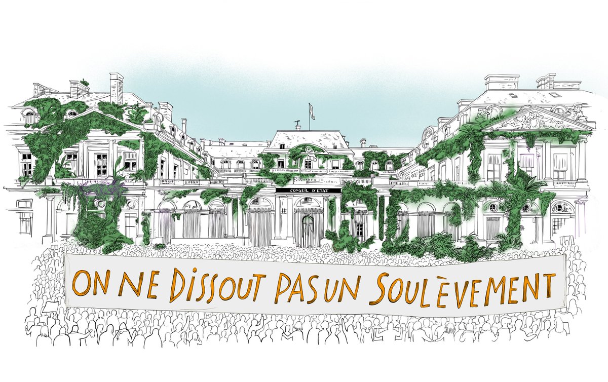 #Dissolution | Rassemblement devant le Conseil d'État, ce vendredi 27 oct. à midi, avant l'audience du recours au fond sur la dissolution des Soulèvements de la terre !

📣 Appel signé par un ensemble d'organisations, à lire sur le site web : lessoulevementsdelaterre.org/blog/2710-audi…