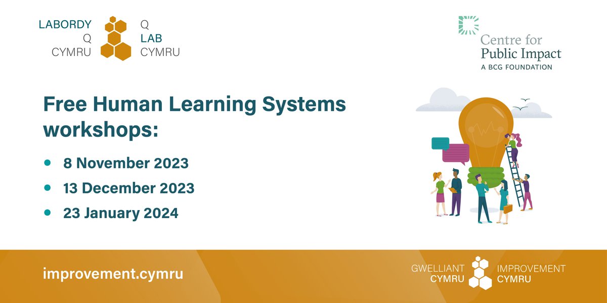 ImprovementCym's tweet image. 💡What will you learn at our first creative session on #HumanLearningSystems ?

🤝Relationships are key to a better way of working
🚀Continuous learning creates a safe space for #Improvement
🤔Thinking in systems leads to better outcomes

Register today!  forms.office.com/pages/response…