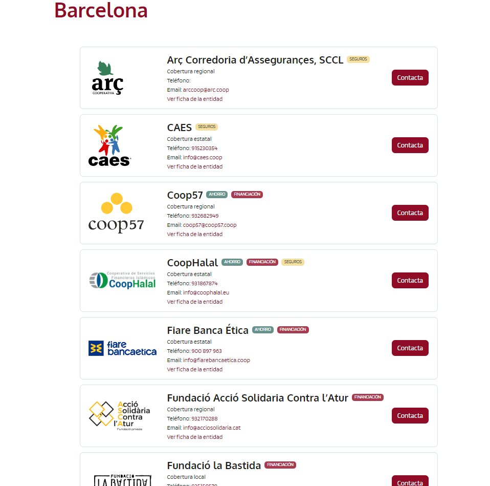 Acció Solidària Contra l'Atur (@acciosolidaria) on Twitter photo Muy contentos de formar parte del proyecto <a href="/PFinanzasEticas/">Plataforma Finanzas Éticas y Alternativas</a> para fortalecer y conectar a las entidades que buscamos promover una economía real hecha para las personas, y actividades con un #ImpactoSocial positivo. ¡Empezamos!
#ES #ESS #FinanzasÉticas
plataformafinanzaseticas.org Muy contentos de formar parte del proyecto <a href="/PFinanzasEticas/">Plataforma Finanzas Éticas y Alternativas</a> para fortalecer y conectar a las entidades que buscamos promover una economía real hecha para las personas, y actividades con un #ImpactoSocial positivo. ¡Empezamos!
#ES #ESS #FinanzasÉticas
plataformafinanzaseticas.org