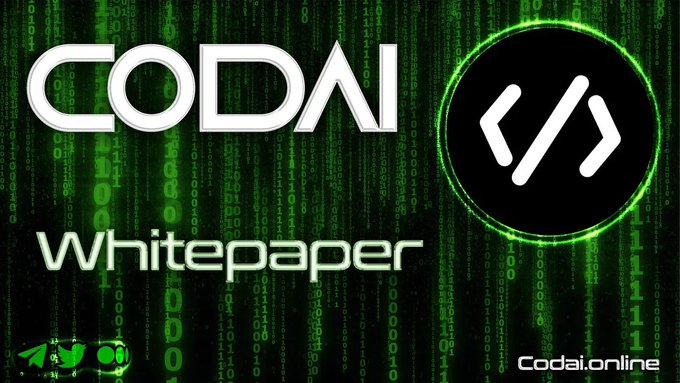 CODAI_Official's tweet photo. Ready to embark on a thrilling crypto journey?

Dive into the pages of brilliance and uncover the secrets of success with #CODAI's whitepaper!

Join the revolution of smart investors!

https://t.co/L9JikPpaQf | https://t.co/9Ys8yTb7pV
#P2E #Crypto https://t.co/5Es4rhsZO3