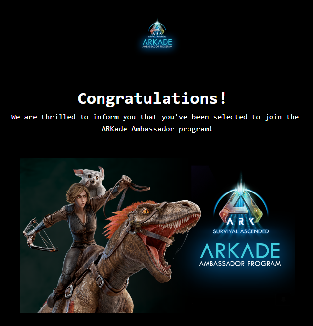 Let's gooo!! papus, prepárense que se vienen muuchas cositasss 🦖🦖🦖 nos eligieron como embajadores del nuevo #ARKSurvivalAscended