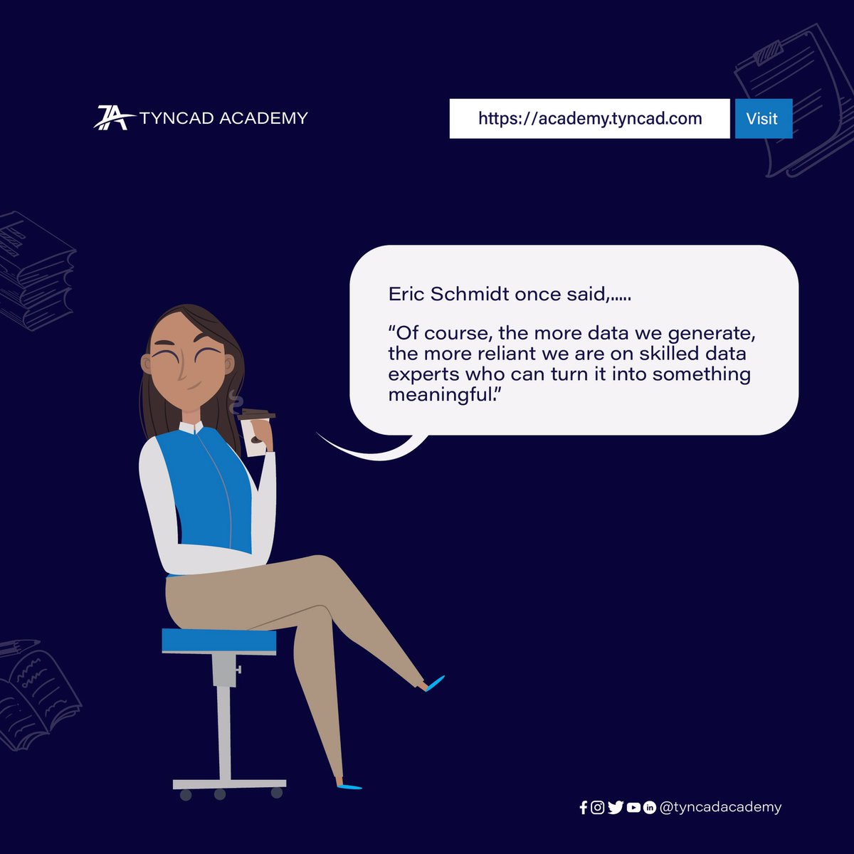 tyncad's tweet image. Eric Schmidt once said……..
Slide to see 👀
Follow @tyncad @tyncadacademy
#tyncad #DataScience #DataScienceexperts