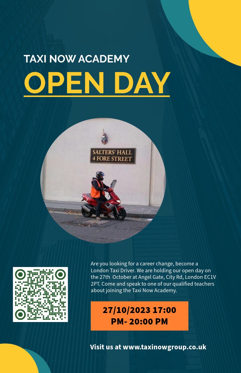 Taxi Now Academy  launches on 27th October.

We would like to thank the taxi trade service providers and drivers for the support we have received.

The TFL team will be attending.

All welcome to attend our open day. Details can be found at taxinowgroup.co.uk

<a href="/TaxiNowGroup/">Taxi-Now Group</a>