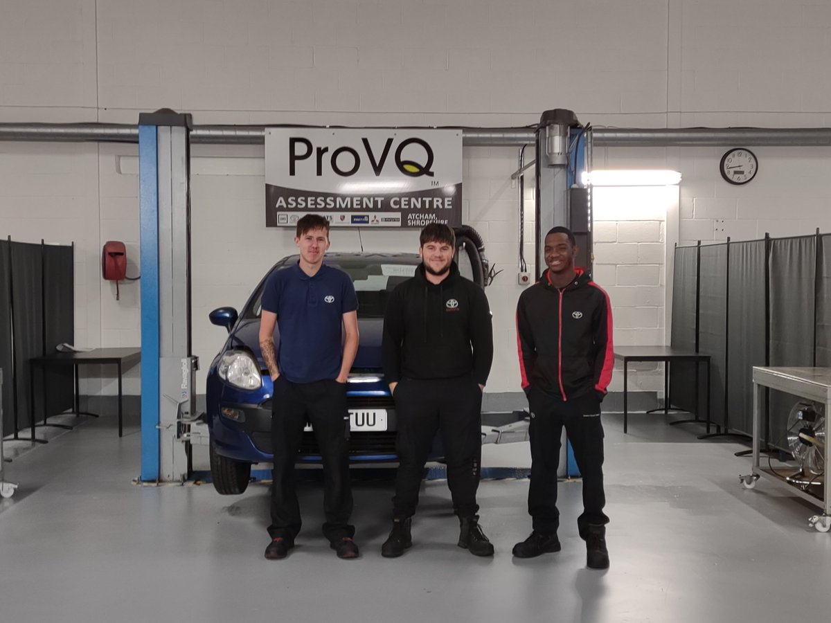 ProVQAssessment's tweet photo. Good morning!

Dom, William, and Dom from @ToyotaUK  are all taking their Gateway 2 exam today.

Let's wish them Good Luck! 😊 https://t.co/J349XNXRgh