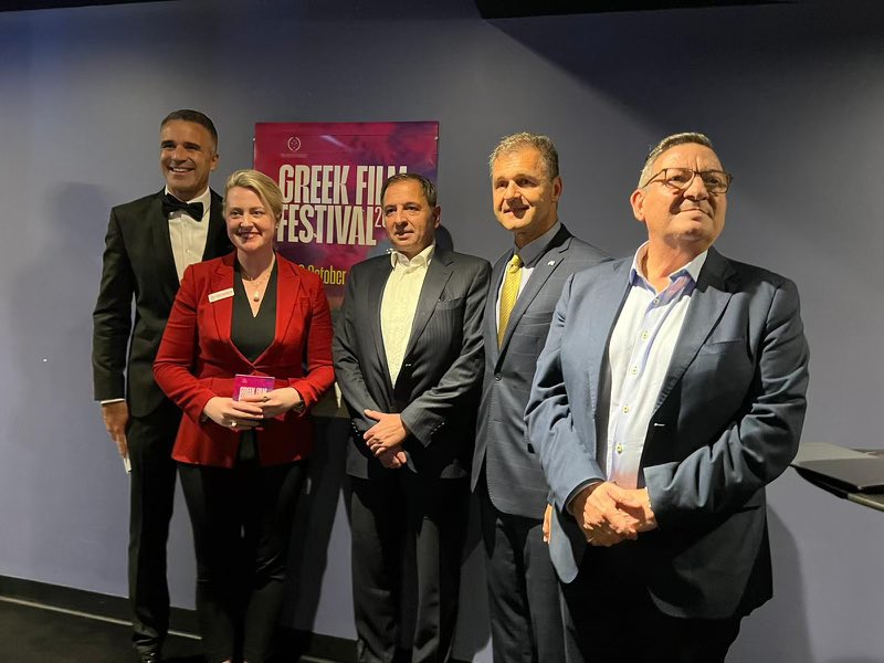 Great to be at the 2023 Greek Film Festival opening tonight in Prospect. This year’s festival showcases 8 award-winning films over 6 days, promising an unforgettable cinematic journey through culture and history.