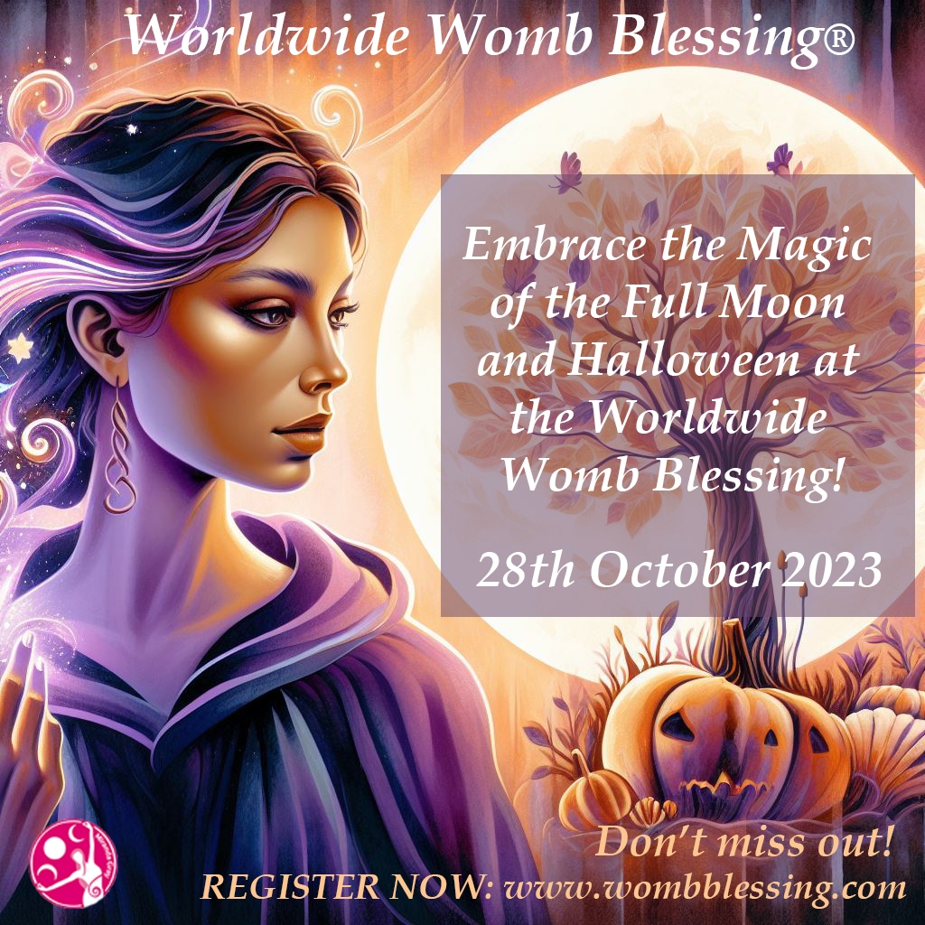 wombblessing's tweet image. Embrace the Magic of the Full Moon and Halloween at the Worldwide Womb Blessing!

To take part, simply go to wombblessing.com/register/ to register for the Worldwide Womb Blessing event and receive all the details.

#WombBlessing #FullMoonMagic #Halloween #Sisterhood #Empowerment