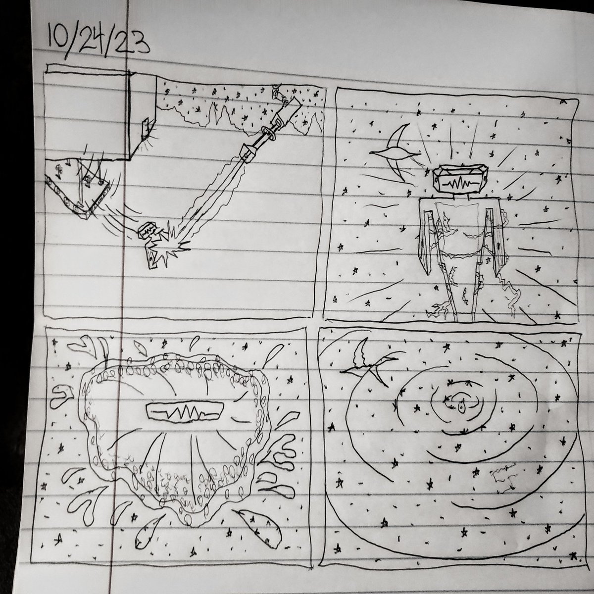 MechanicalComic's tweet photo. #inktober #inktober2023 #inktobercelestial #celestial #art #sketch #artist #inktoberday23 https://t.co/uvgE9z4g8K