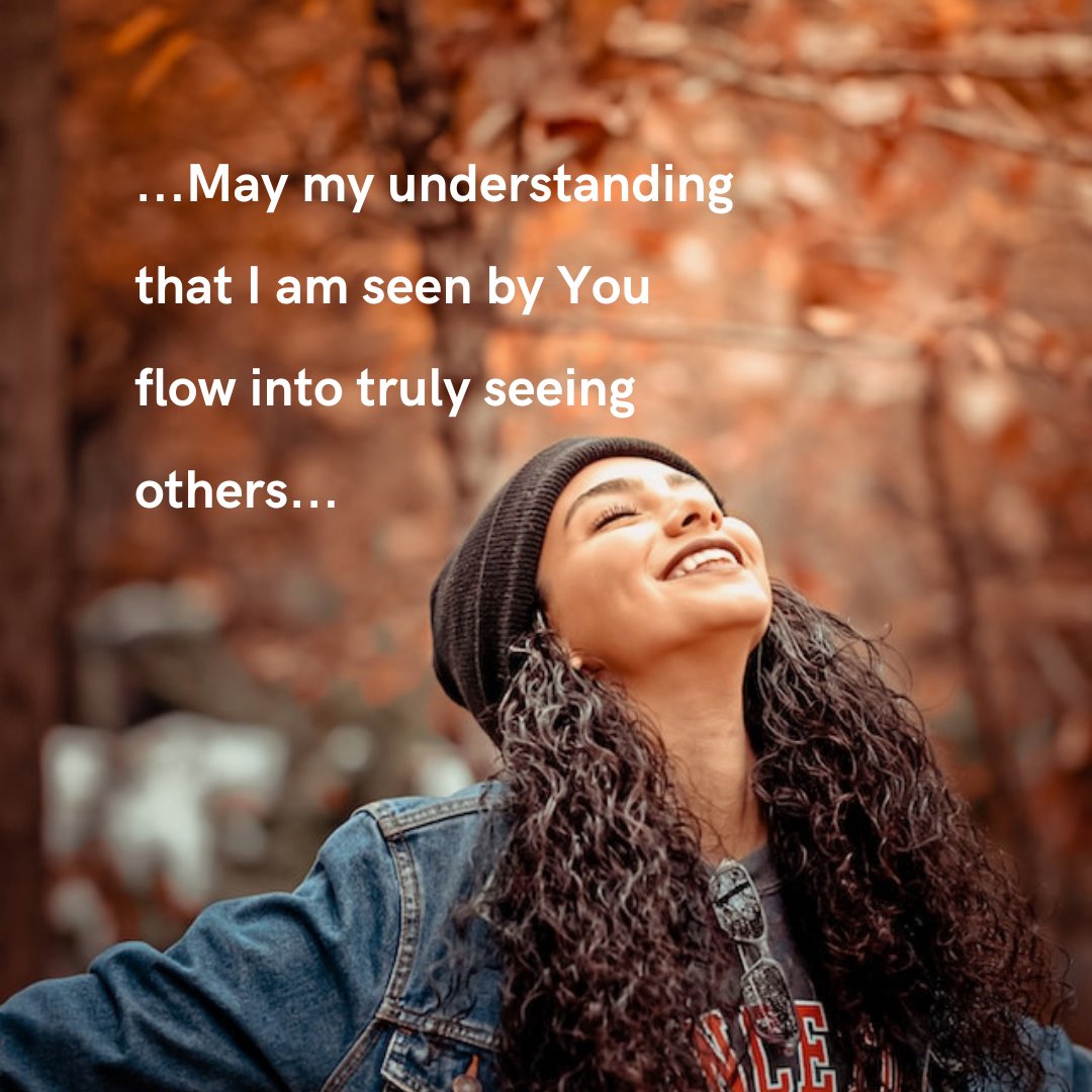 "Father, I long to grow in friendship with You. I ask that You would hone my senses to be sensitive to Your presence and guidance. May my understanding that I am seen by You flow into truly seeing others and sharing Your love for them." Yielding Prayer, Lectio 365

#lectio365