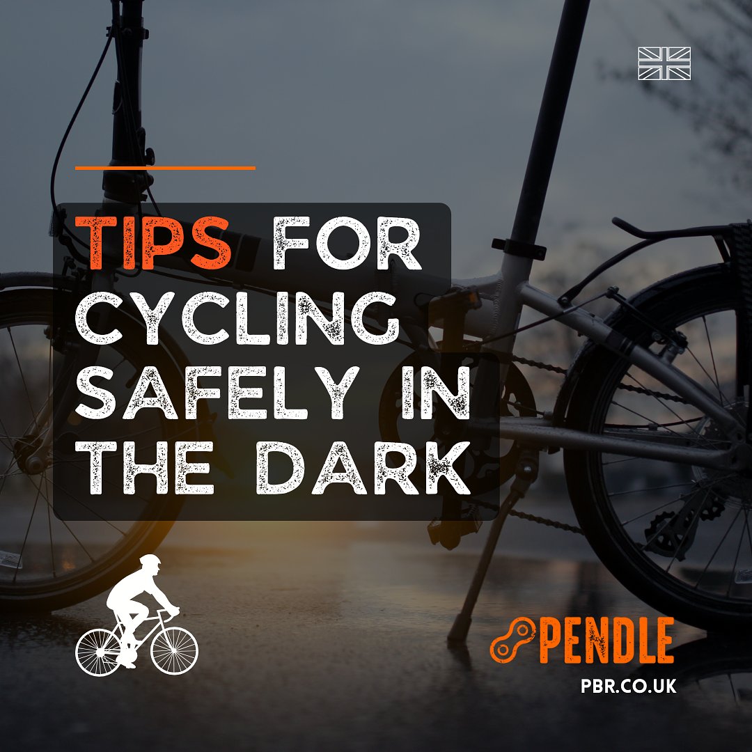 PendleBikeRacks's tweet photo. As the time approaches for the clocks go back and the nights draw in, it's time to dig out the reflective gear and stay safe while out on the roads. 

Here are some top tips for staying safe when cycling in the dark. https://t.co/IKN4CbVcTO 

#safetyfirst #cyclinglife #roadsafety https://t.co/rLJpwMaqyG
