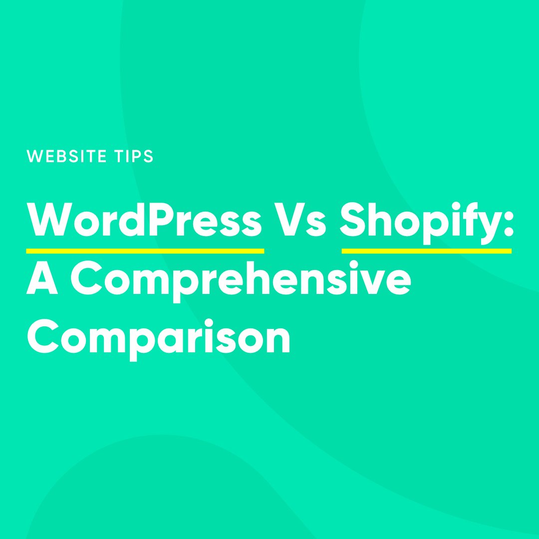 weareteambubble's tweet photo. π Wondering whether to choose WordPress or Shopify for your website? Let us break it down for you!
We've put together a comprehensive comparison of these two platforms in one of our latest blogs. Follow this link to read: https://t.co/2yMnUCiKSc π
#wordpressvsshopify https://t.co/BFPohNOgun
