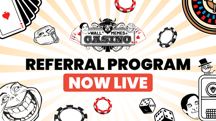 Earn 10% of anything wagered with our NEW refer a friend program! 🔥

Head to the earn tab on our Telegram Casino to grab your unique link 🚀

Payouts are automatically sent to your casino wallet in $WSM on a monthly basis 🔥

Invite, play and earn now! ⬇️ bitesly.io/b_WSM_TWCASINO