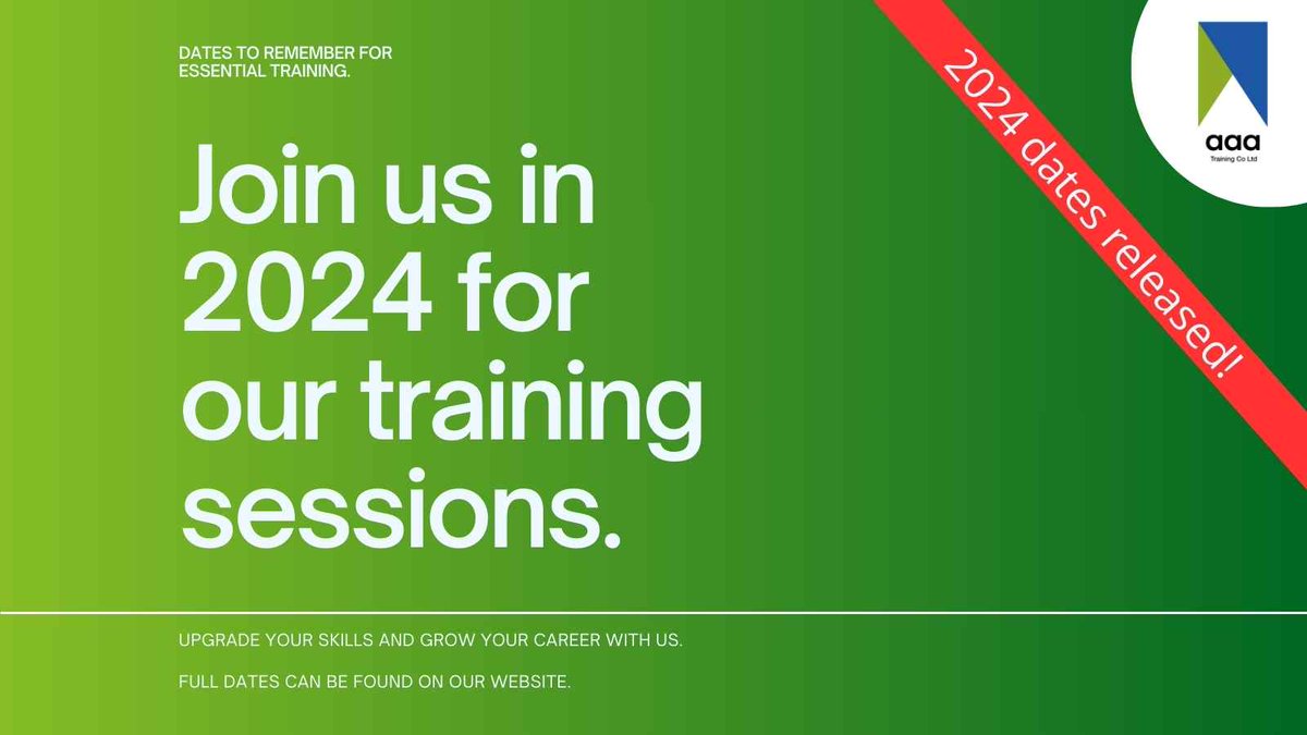 📣 Attention! Our 2024 course dates are now live on our website! 🗓️ Get ahead of the game and secure your spot now. Easy and secure booking &amp; payment right on our website: aaa-training.com⏳ Don't delay; these courses fill up quickly! #BOHS #Asbestos #Legionella