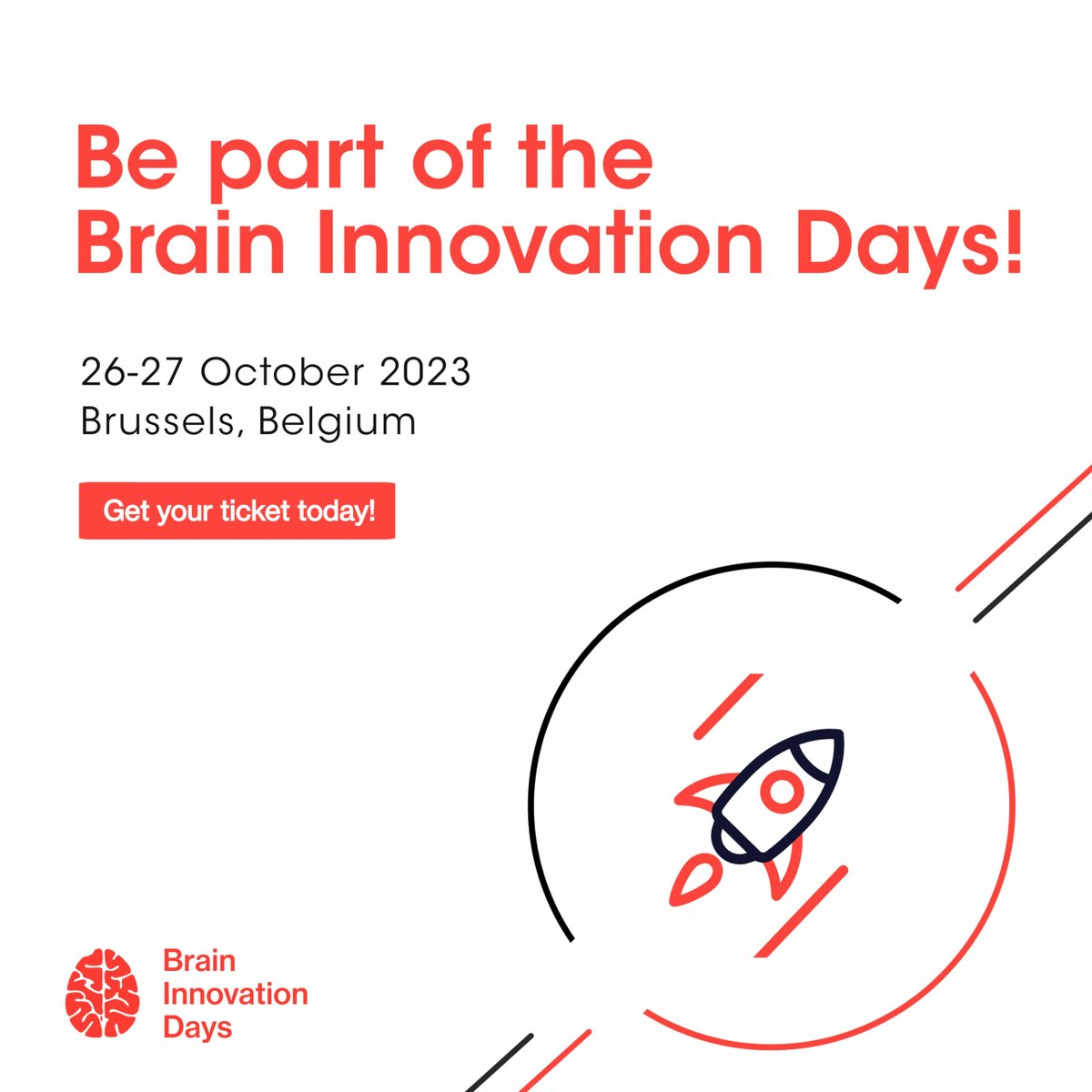 Catch us in Brussels this Thursday & Friday at the #Brain #Innovation Days. We're looking forward to talk about the importance of innovation in boosting brain #health & preventing brain disorders. ℹ️braininnovationdays.eu #RareDisease #Migraine #Alzheimers #MultipleSclerosis