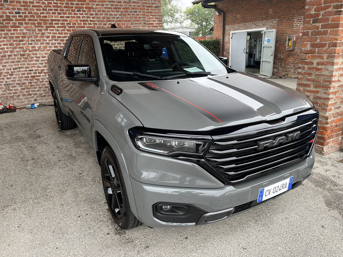 fleetcar's tweet photo. Please @Stellantis @FiatProOfficial @RamTrucks @Peugeot bring these pick ups to Europe! Pictured at launch of Stellantis ProOne at Bollocco, Italy - Fiat Torro & Strada from South America, Ram Rampage from US and Peugeot Landtrek from South Africa @ivotyjury #IPUA https://t.co/UBmrQytEjT