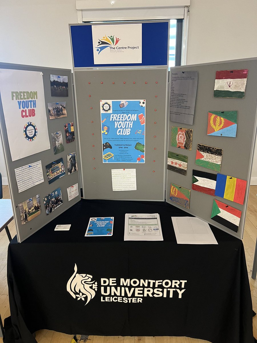 We’re at DMU today to promote our volunteering opportunities! Campus centre on Mill lane! 10:30am - 4pm 😀