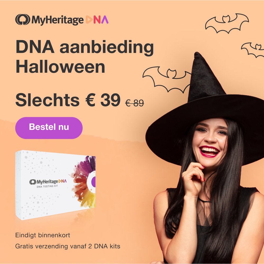 Iedereen kan toveren! 
#Halloween #DNA #MyHeritage