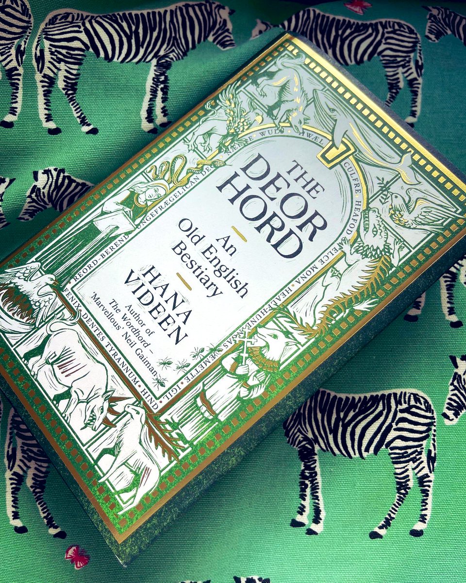 victoriafinlay's tweet image. Oh beautiful! @hanavideen’s #TheDeorHord has just arrived from @ProfileBooks and I’m captivated. I wish I’d had this when I studied Old English at #standrews. But more than that, it’s just plain fascinating for anyone who speaks English.
