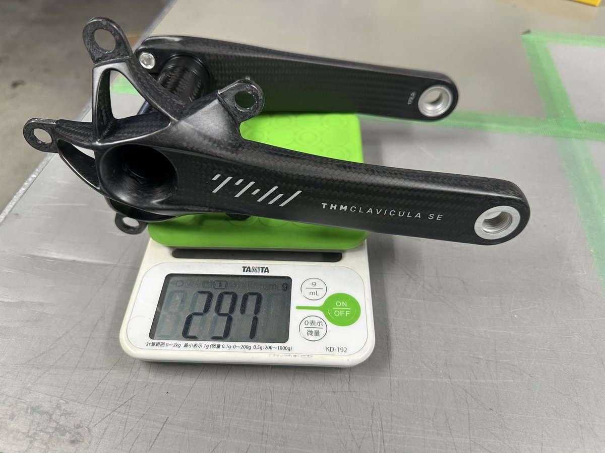 Trisports_Cycle's tweet photo. #トライスポーツ　#Thmcarbones
THM-Carbones入荷しました。クランクこの軽さ‼️ https://t.co/ayeCZPzKmV