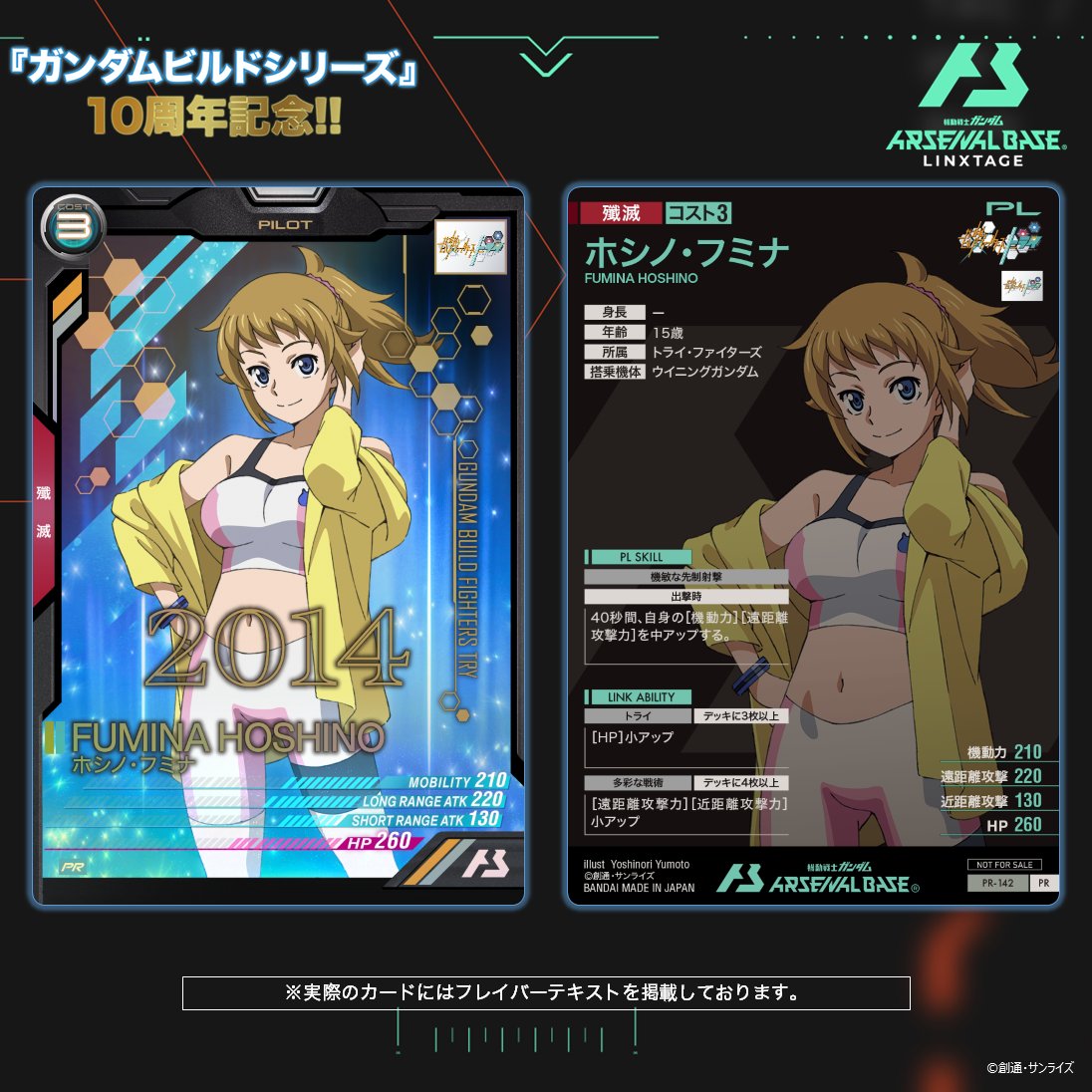 ◤『ガンダムビルドシリーズ』 10周年記念!!カードパックGET