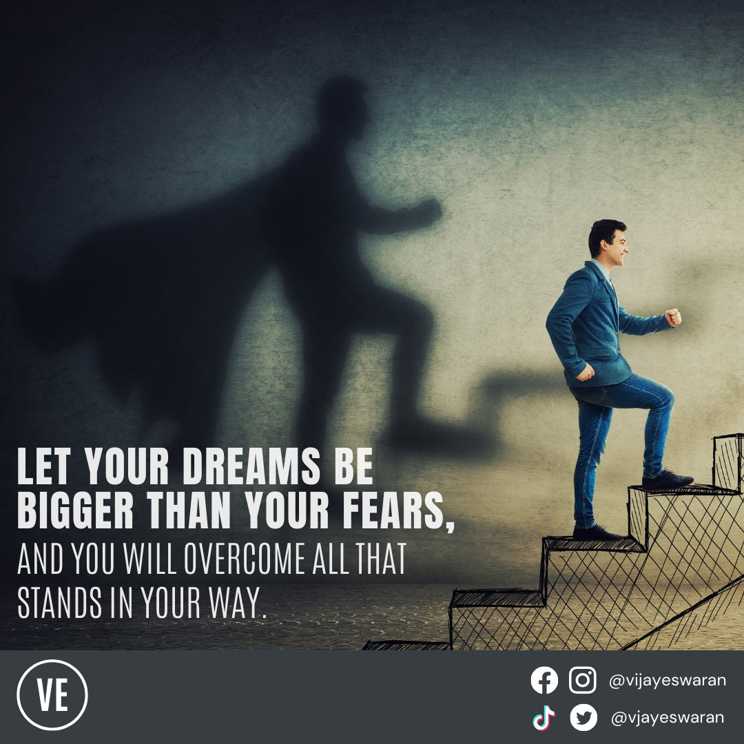 Dream Big!

#OvercomeObstacles #FearlessJourney #DreamChaser