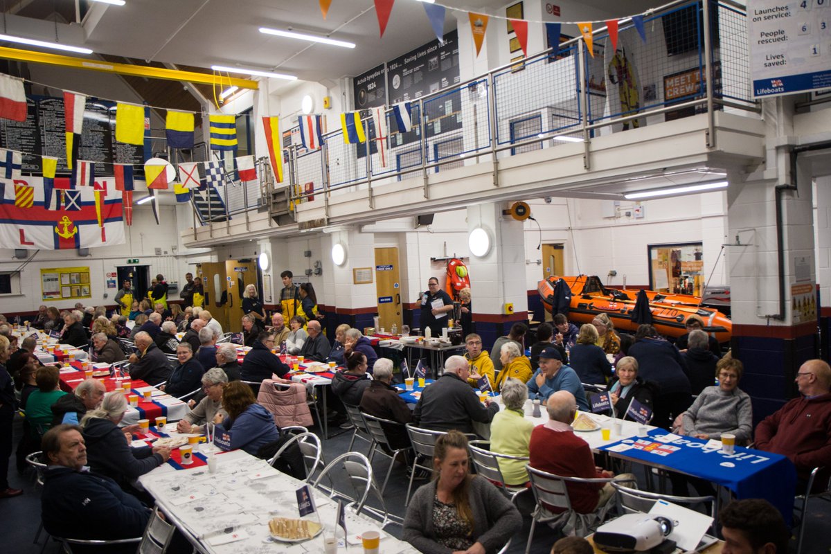rhyllifeboat's tweet photo. RNLI Rhyl Fish Supper is Catch of the Day.

@RNLI Rhyl held their annual Fish and Chips Supper at the lifeboat station raising over £700 towards the charity.

https://t.co/w6eBemOO7A https://t.co/trseImV2jV