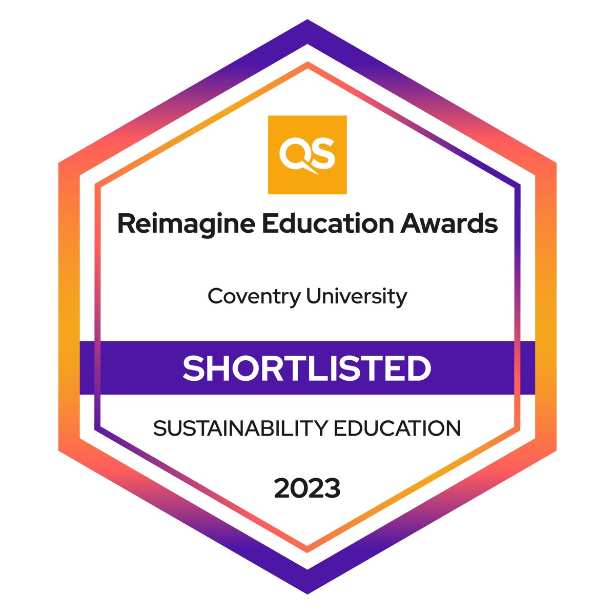 Breaking News! 📣
We have been shortlisted for the Sustainability Education Award by QS Reimagine Education #play #resilience @gchangers @_mycapsule @AcesNam @reogifyUMPO 

@CovUniResearch @CovUni_CPC #gchangers 
 
#QSReimagine #EdTech #Innovation