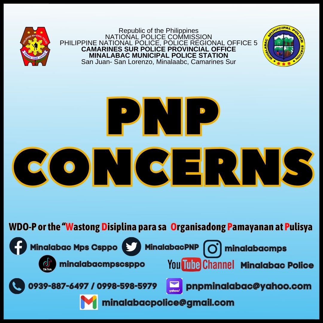 MinalabacPNP's tweet photo. Emergency Hotlines

#serbisyongnagkakaisa
#toserveandtoprotect https://t.co/H3CPOCDrQa