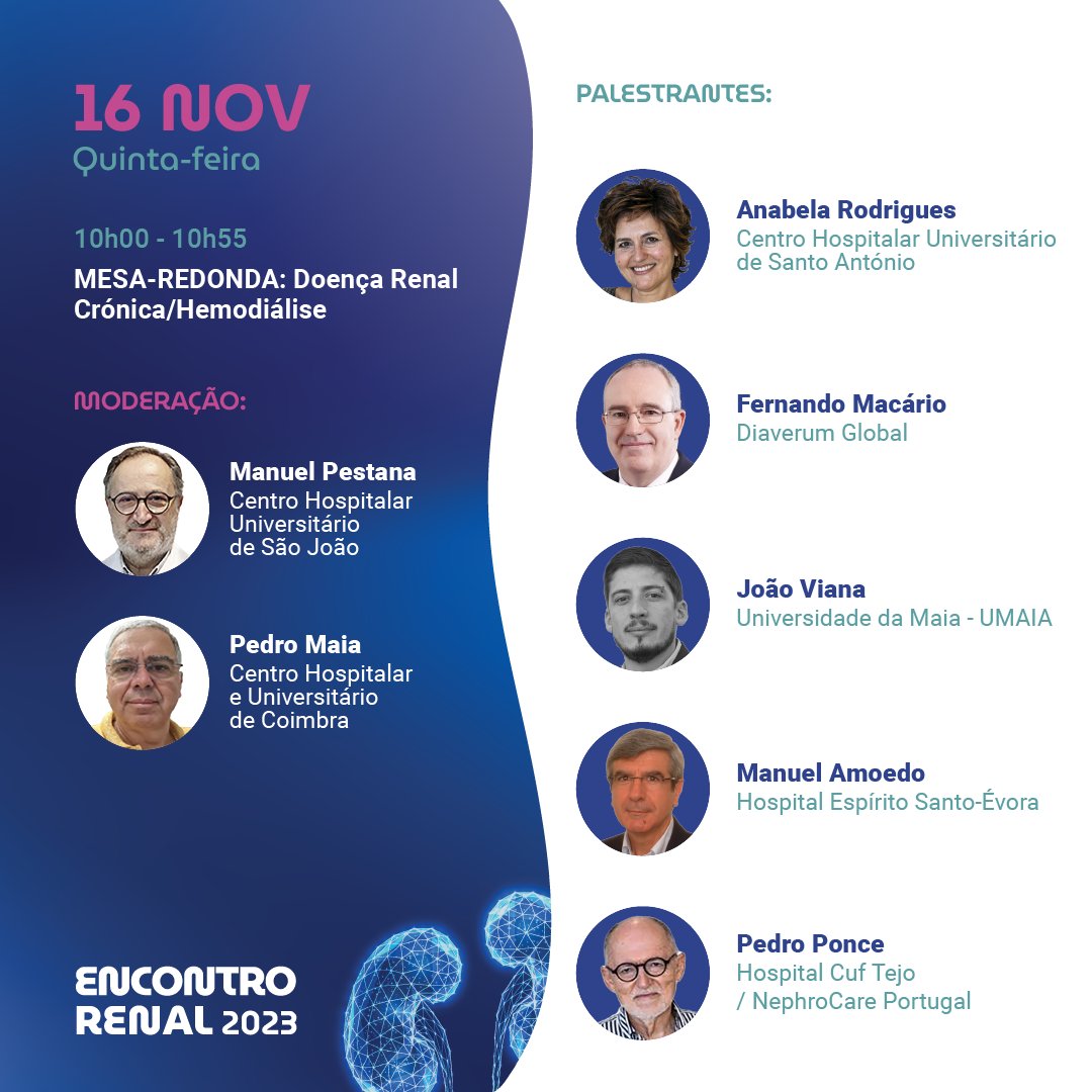 📲 Veja todos os detalhes do programa científico na APP do Encontro Renal 2023. Já disponível na APP Store ou Play Store.
🌐 Inscrições e programa completo no website: spnefro.pt/eventos/encont…
#encontrorenal #spnefro #nefrologia #poweredbyfactorchave