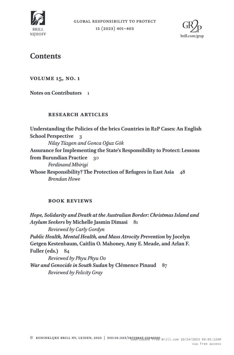 GR2P1's tweet photo. Thanks to all contributors, reviewers and editing team  for efforts with this issue and those across the whole of volume 15 this year (full volume contents 👇) https://t.co/FoS7s7PnBM