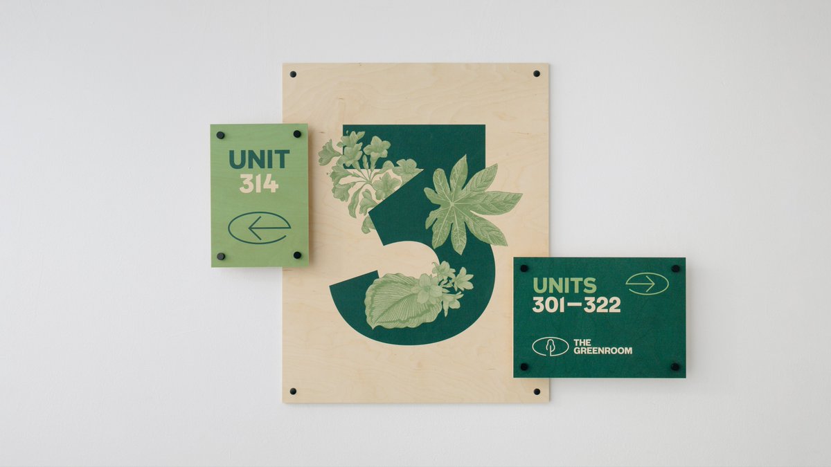 CommCuriosity's tweet image. NEW WORK: A project very close to our heart as it’s our base in Brum. Identity, signage and wayfinding scheme for The Greenhouse with the new logo referencing the building&apos;s iconic oval balconies. More over on our instagram: tinyurl.com/yby68xkf