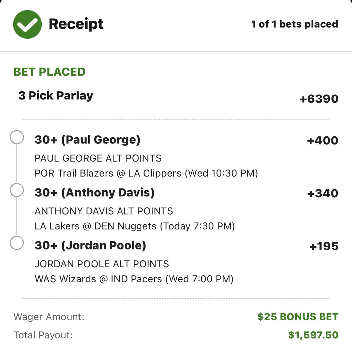 _NickyTheGreek's tweet photo. 30 Piece McNugget 🤌🏽

Giving away all the winnings when this hits. Must RT, Like, and Follow @_NickKlinger to enter 💎

NBA IS UPON US💥 https://t.co/eeR29yfauJ