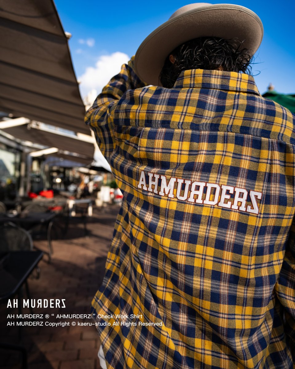 Ahmurderzjp's tweet photo. !!!!! 10月26日(木)19:00発売 !!!!!
AH MURDERZ
“ AHMURDERZ “ Check Work SHIRTS
高品質な厚目の生地を使用し、
アウターにもインナーにもできるアイテム。
ワークスタイルで機能性にも優れた一枚。
release 10.26 thu 19:00 / 先行 18:30
at : AH MURDERZ
#AHMURDERZ
#REDSPIDER
#CheckSHIRTS https://t.co/c4BQRJE7Sv