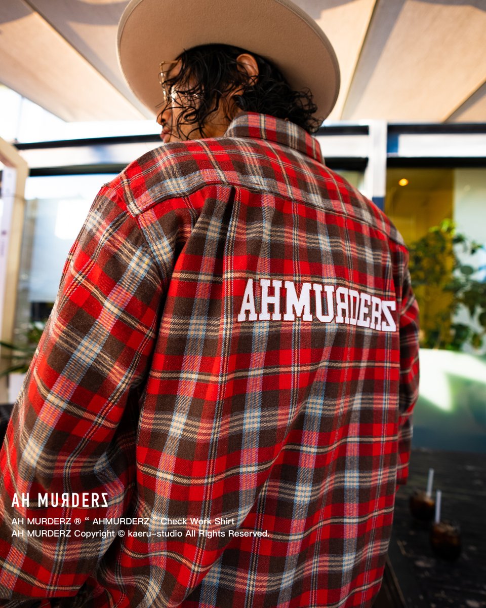 Ahmurderzjp's tweet photo. !!!!! 10月26日(木)19:00発売 !!!!!
AH MURDERZ
“ AHMURDERZ “ Check Work SHIRTS
高品質な厚目の生地を使用し、
アウターにもインナーにもできるアイテム。
ワークスタイルで機能性にも優れた一枚。
release 10.26 thu 19:00 / 先行 18:30
at : AH MURDERZ
#AHMURDERZ
#REDSPIDER
#CheckSHIRTS https://t.co/c4BQRJE7Sv