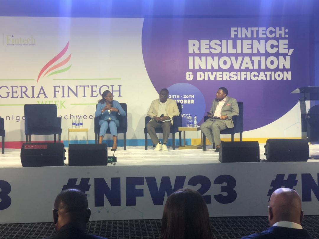 Paytv_ng's tweet photo. Fireside Chat on 'Building Resilience: Experience from Executives' at #NFW23.

#NFW23 #paytv #conference #fintech #mediapartner #live #eventcoverage #NigeriaFintechWeek #Africatechconference #techeventinlagos #techconferenceinnigeria #CrossOkonkwo #unilag #BlueAiva #Olamide https://t.co/y9yKwcXJv8