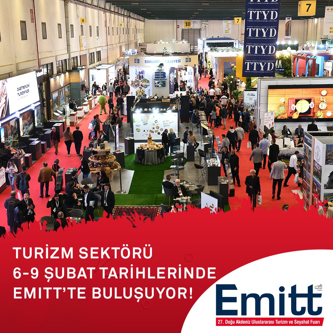 ttyd_tr's tweet photo. TTYD iş ortaklığında gerçekleşen @emitt_istanbul fuarında, 06-09 Şubat 2024 tarihlerinde @Tüyap’da 27.kez sektörümüz ile buluşuyoruz.

#emitt2023 #emittistanbul #tuyap #tourism https://t.co/wDLTMUCInz
