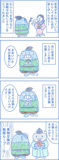 わらしべ長者 ゆるふわ漫画劇場 さんのマンガ ツイコミ(仮)